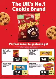 Bestway leaflet week 35 Page 12: Fox's rocky chocolate caramel €8,59, Wagon Wheels €13,49