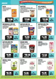 Bestway leaflet week 35 Page 13: Batchelors pasta n' sauce chicken & mushroom €4,29, Veetee thai jasmine/basmati rice €5,55