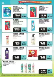 Bestway leaflet week 35 Page 20: Imperial leather relaxing bath soak €3,59, Pampers pants €17,99