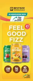 Bestway leaflet week 35 Page 23: It's Giving gut friendly soda €1,00