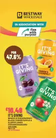 Bestway leaflet week 35 Page 24: It's Giving gut friendly soda €10,49