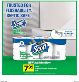 Co-op flyer week 35 Page 12: Scott Rapid Dissolving Toilet Paper €7,99