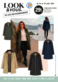 Catalogue E.Leclerc | Textile digital Look&Vous août page 1