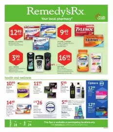 Remedy's RX flyer Page 1