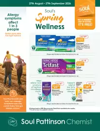 Soul Pattinson Chemist catalogue Page 1