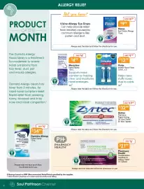 Soul Pattinson Chemist catalogue Page 2: Dymista Allergy Nasal Spray €34,99, Visine Eye Drops Allergy €9,99