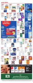 Guardian Pharmacy flyer week 35 Page 4: Hello deodorant €6,99, Native body wash €9,99
