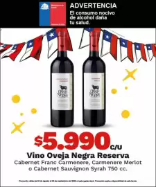 Catálogo OXXO Página 1: Oveja negra - vino reserva €5.990,00