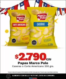 Catálogo OXXO Página 19: Marco polo - papas €2.790,00