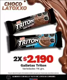 Catálogo OXXO Página 38: Tritón - galletas €2.190,00