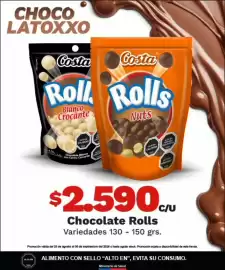 Catálogo OXXO Página 40: Costa - chocolate rolls €2.590,00