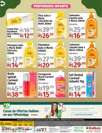 Catálogo Supermercado Dalben semana 35 Página 3: Shampoo joão e maria glicerina €20,99, Body splash carmed €38,99