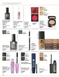 Avon gazetka Strona 22: Wodoodporny tusz do rzęs Avon Exxtravert €19,99, Kremowo-pudrowy podkład w kompakcie Avon €24,99