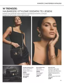 Avon gazetka Strona 45: Torebka-kuferek Viola €116,00, Bransoletka Viola €26,99