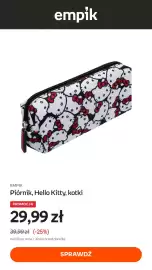 Empik gazetka tydzień 35 Strona 2: Piórnik Hello Kitty kotki €29,99