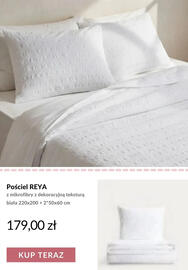 Homla gazetka tydzień 35 Strona 10: Pościel REYA €179,00