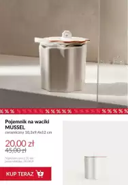Homla gazetka tydzień 35 Strona 5: Pojemnik na waciki MUSSEL €20,00