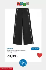 Smyk gazetka tydzień 35 Strona 11: Spodnie dresowe dziewczęce Cool Club wide leg czarne €79,99