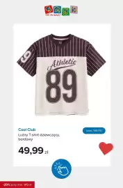 Smyk gazetka tydzień 35 Strona 13: Luźny T-shirt dziewczęcy Cool Club bordowy €49,99