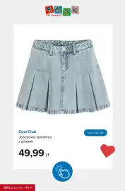Smyk gazetka tydzień 35 Strona 15: Jeansowa spódnica z plisami Cool Club €49,99