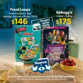 Catálogo Sam's Club semana 35 Página 2: Kellogg's Froot Loops €146,00