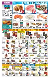 Karns weekly ad week 35 Page 2: White Little Neck Clams €19,99, Tilapia Fillets €4,99