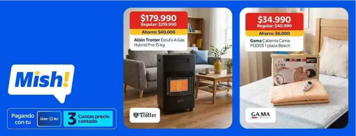 Catálogo Lider Página 5: Ga.ma - gama calienta cama €34.990,00, Trotter - albin estufa a gas hybrid pro €179.990,00