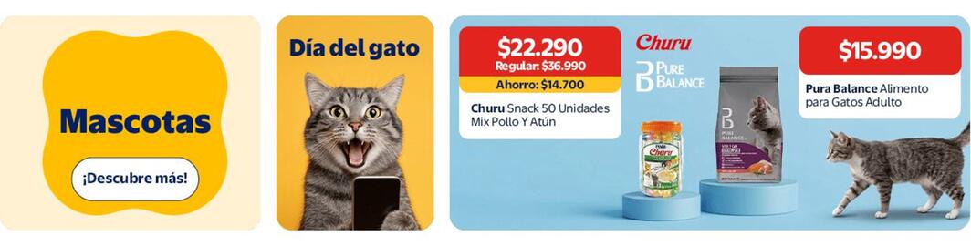 Catálogo Lider Página 4: Balance - churu snack 50 unidades mix pollo y atun €15.990,00