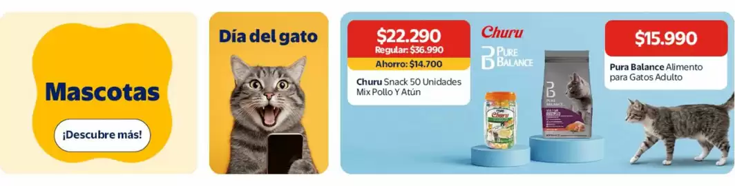 Catálogo Lider Página 4: Balance - churu snack 50 unidades mix pollo y atun €15.990,00