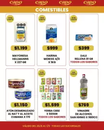 Catálogo Autoservicio Capo semana 35 Página 2: Dale rellena €399,00, Morixe harina de trigo 0000 €999,00