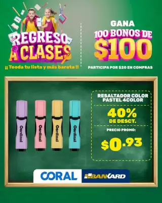 Coral Hipermercados (válido hasta 1-09)