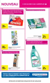 Catalogue Carrefour page 13: AIR WICK Bâtonnets désodorisants parfumés €4,99, GLADE Spray désodorisant rechargeable €4,99