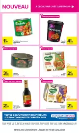 Catalogue Carrefour page 9: BLEDINA Spaghetti Bolognaise €2,49, NAUTILUS Saumon €3,99
