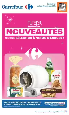 Carrefour | INNOVATIONS DE SEPTEMBRE (valable jusqu'au 28-09)