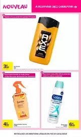 Catalogue Carrefour Market page 13: AXE Gel Douche €3,59, Sanex Spray corps €6,49