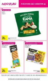 Catalogue Carrefour Market page 3: SODEBO Sandwich Méga Viennois €2,99, RANA Pâtes farcies Delizia Verde €3,65