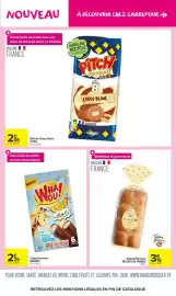 Catalogue Carrefour Market page 7: WHAOU! Crêpes fourrées €2,29, REFLETS DE FRANCE Brioches Nanterre €3,15