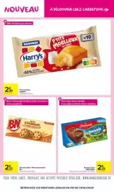 Catalogue Carrefour Market page 8: BN Biscuits Sablés "Petits Gourmands" €2,25, Harrys P'tits moelleux €2,49