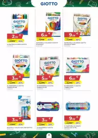 Volantino Toys Center Pagina 2: 18 pastelli colorati giotto stilnovo €6,39, 36 pennarelli giotto turbocolor €5,59