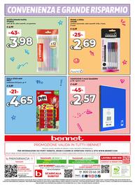 Volantino Bennet Pagina 16: Colla stick mini Pritt €4,65, Matite swano pastel Stabilo €3,98