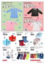 Volantino Bennet Pagina 11: Calza sneaker o antiscivolo bimbo o bimba Eurospugna €2,55, Stivaletti per la pioggia €16,90