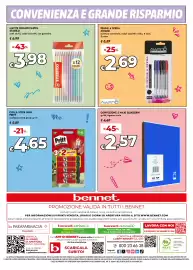 Volantino Bennet Pagina 16: Colla stick mini Pritt €4,65, Matite swano pastel Stabilo €3,98