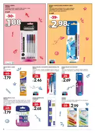 Volantino Bennet Pagina 2: Penna roller a inchiostro liquido Uniball Eye Osama €2,46, Penna roller V5 Hi-Tecpoint Pilot €2,69