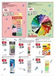 Volantino Bennet Pagina 4: Evidenziatori neon stabilo €2,39, Nastro adesivo trasparente con dispenser Rollafix UHU €2,98