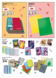 Volantino Bennet Pagina 6: Maxi quaderno spiralato Colorosa €3,99, Quaderno Maxi Monocromo €1,29
