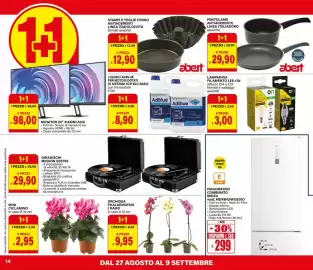 Volantino Il Gigante Pagina 14: Mini ciclamino €2,95, Stampi e teglie forno antiaderenti linea Itadolcevita abert €12,90
