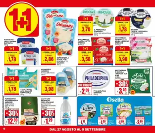 Volantino Il Gigante Pagina 16: Robiola Osella senza lattosio €1,39, Scamorza Ambrosi bianca/affumicata €3,98