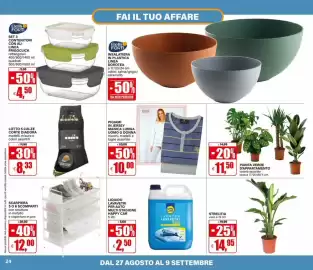 Volantino Il Gigante Pagina 24: Belli e Forti contenitori con ali linea frigoclick €4,50, Pigiama in jersey IRGE €10,00