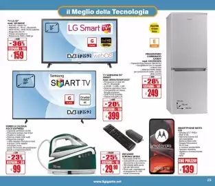Volantino Il Gigante Pagina 25: Ferro a caldaia Polti Express €99,00, TV LG 32" €159,00