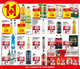 Volantino Il Gigante Pagina 8: Acqua minerale naturale o frizzante levissima delle alpi italiane €0,36